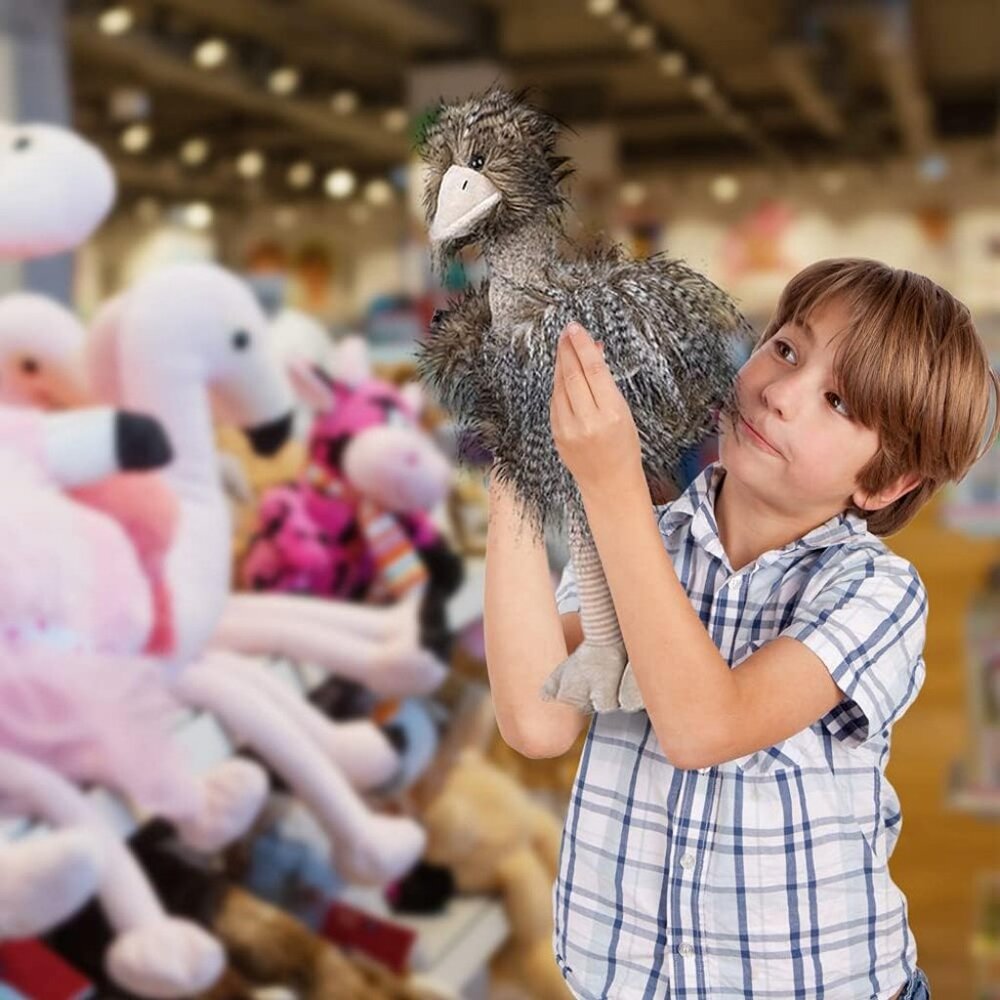 Emu Plush Toy for Kids 1PC Long Hair Stuffed Ostrich Toy Soft Stuffed Toys - Picture 7 of 7